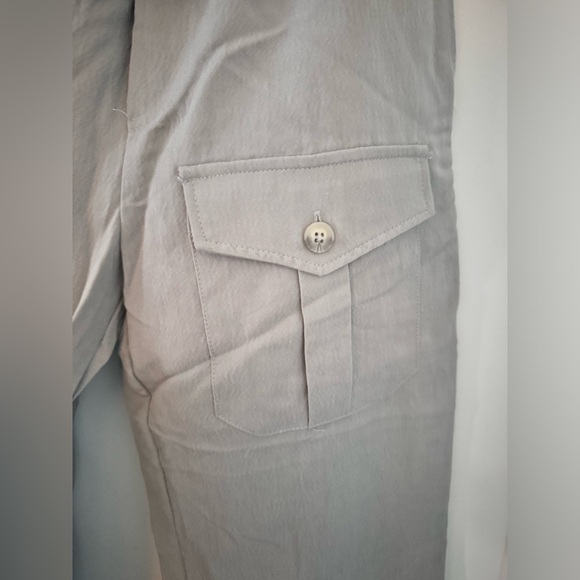 NWT Zara Girls Flowy Cargo Pants - Picture 6 of 10